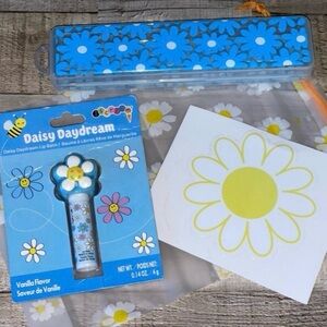 Iscream Daisy Daydream Vanilla Lip Balm & Stoney Clover Lane Decal Bundle